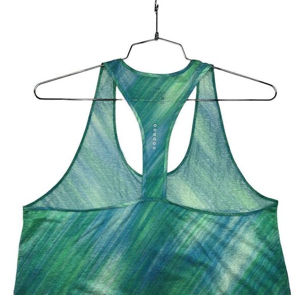 Nike Dri-Fit Tank Top Women's Size Large Green Breathe Athletic Running Training - Picture 7 of 12